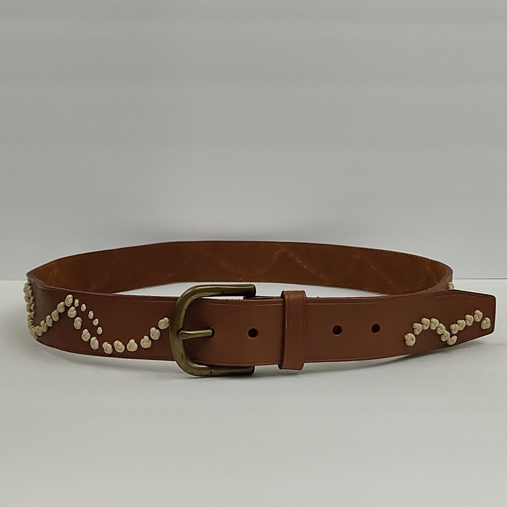 Gap Factory Leather Belt With Knot Embellishments
